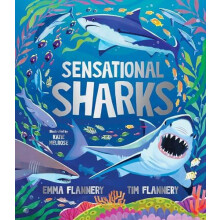 Sensational Sharks by Emma Flannery Hardcover Book