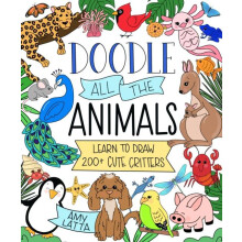 Doodle All the Animals by Amy Latta Paperback Book