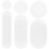 90Pièces Toile Plastique Résistante Transparente Pour DIY 1