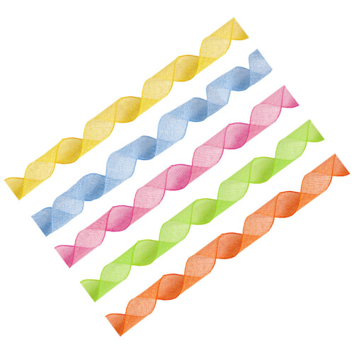 10Rolls Polyester Ribbon for Craft Gift Wrapping Assorted 2
