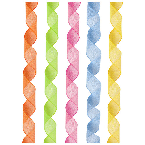 10Rolls Polyester Ribbon for Craft Gift Wrapping Assorted 1