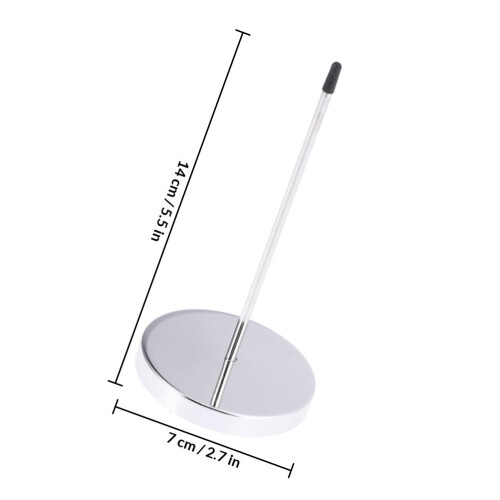 5Stk Empfangsrechnungshalter Metall Silber Büro Desktop Spike 1