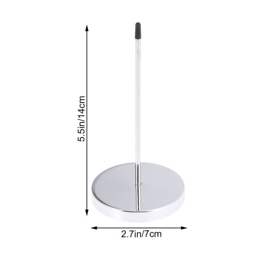 5Stk Empfangsrechnungshalter Metall Silber Büro Desktop Spike 2