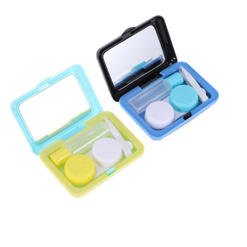 4Stk Lens Storage Case Kunststoff Linsen Aufbewahrung
