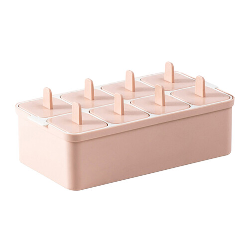 3Stk Kühlschrank Eisbox Pink, Eiswürfel Machen Mit Doppelter Schicht