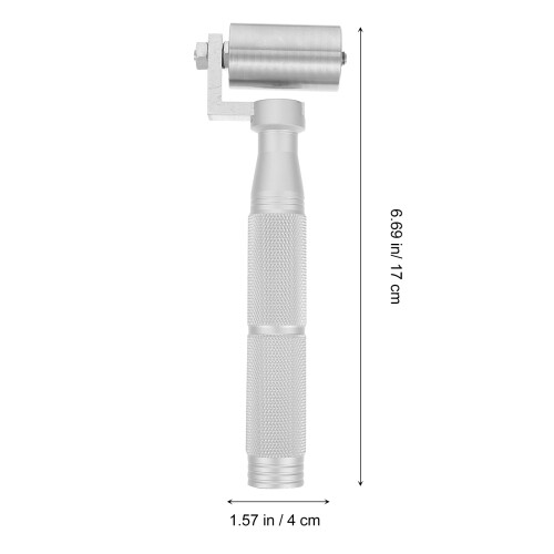 1Stk Robust Verarbeiteter Tapetenroller , Silberfarben 1