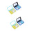 4Stk Lens Storage Case Kunststoff Linsen Aufbewahrung 7