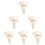 6Sets Fragrant Diffuser Sticks Beige Rattanform Für Schlafzimmer Duft 9