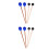 2Sets Percussion Instrument Sticks Marimba Mallets Robuste 4