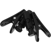 6Stk Kabelhalter Für Kopfhörer Am Hemd in Schwarz Mit Drehbarem Clip