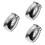 3Stk Haustierurne Silber Mini Ascheurne Cremation Urn 3