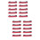 200Pièces Clips De Plastiques Auto-Adhésifs Pour 6