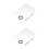 2Stk Damen Nail Manicure Tool Mit Spatel Weiß Kosmetik 5