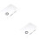 2Stk Damen Nail Manicure Tool Mit Spatel Weiß Kosmetik 6