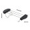 3Stk Toast Rack Toaster Zubehör Langlebig Sicher 2