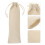 20Pièces À Cordon En Coton Beige Pour 10