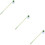 3Pièces Éteignoir Acier Multi Couleurs Protection 11