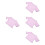 4Pièces Costumes Violet Réutilisables Pour Décoration 8