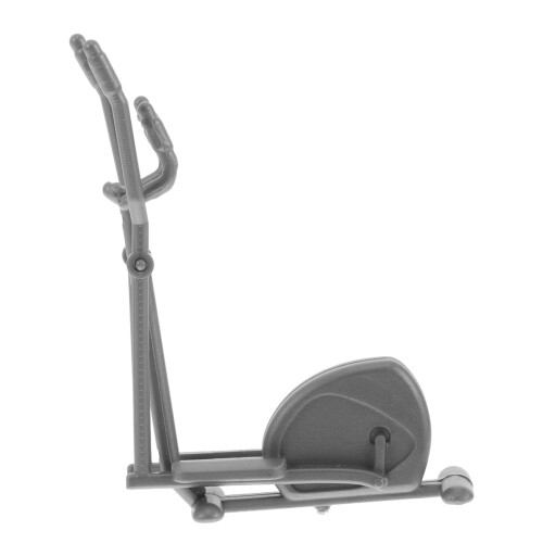 5Pièces Gym Miniature Solide Déco Maison De Couleur Gris