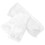 4Paires Protections De Jambes Douces Blanches En Velours Pour 1