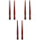 6Pièces Porte-Plume Bois Marron Pour Usage Peinture 5