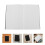 10Pièces Cahier Noir À Pages Blanches Vierges Pour Dessin 10