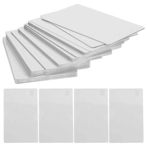 150Pièces Cartes En Aluminium Métal Pour Usage 1