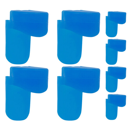 40Pièces -Pouces Silicone Clarinette Bleu Coussin Souple 1