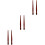 6Pièces Porte-Plume Bois Marron Pour Usage Peinture 7