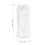 4Paires Protections De Jambes Douces Blanches En Velours Pour 11