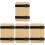 4Ensembles Kit -Fleurs Bois Beige Pour Scrapbooking Et Déco DIY 4