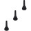 3Pièces Embouts Pour Trombone Alto ABS Durables Et Compacts 4