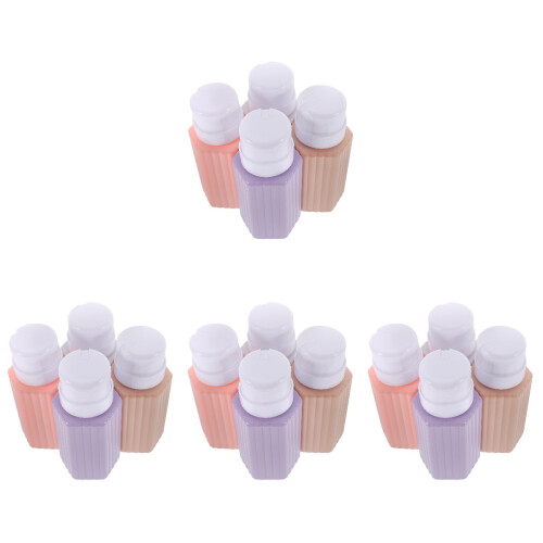 16Pcs Lightweight Plastic Pump Bottles for Liquid and Makeup Removal 2