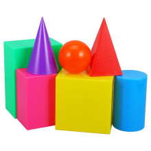 7Pièces Enseignement Formes Géométriques Plastique Pédagogique