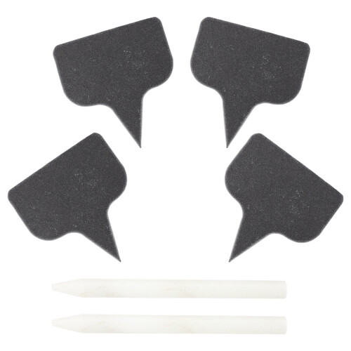 3Sets Cheese Labels and Cake Toppers with Writing Chalk