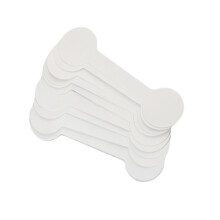 3 Pieces White Square Tags Cute Sticky Labels Spice Stickers
