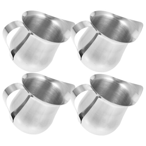 16Stk Milchgießer Milchkännchen Silber Multifunktional 1