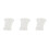 3 Pieces White Square Tags Cute Sticky Labels Spice Stickers 6