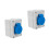 2Pièces Boîte Étanche IP65 ABS Pour Prise Extérieure Usage 6