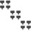 3Sets Cheese Labels and Cake Toppers with Writing Chalk 7