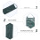 2Pcs Compact Green Wall-Mounted Plant Growth Bags Breathable 7