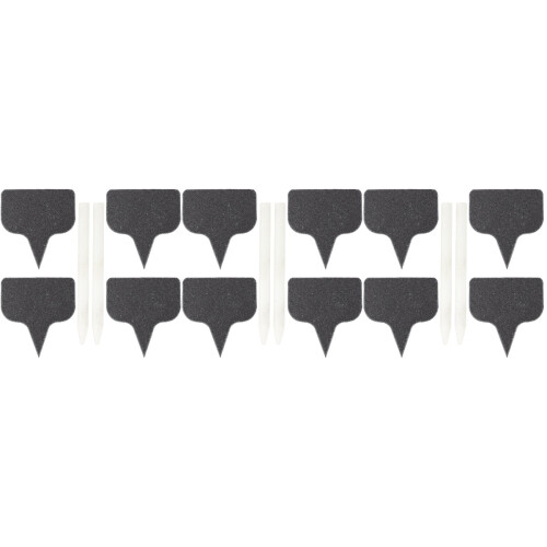 3Sets Cheese Labels and Cake Toppers with Writing Chalk 2