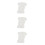 3 Pieces White Square Tags Cute Sticky Labels Spice Stickers 4