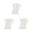 3 Pieces White Square Tags Cute Sticky Labels Spice Stickers 8