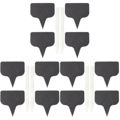 3Sets Cheese Labels and Cake Toppers with Writing Chalk 1