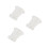 3 Pieces White Square Tags Cute Sticky Labels Spice Stickers 3