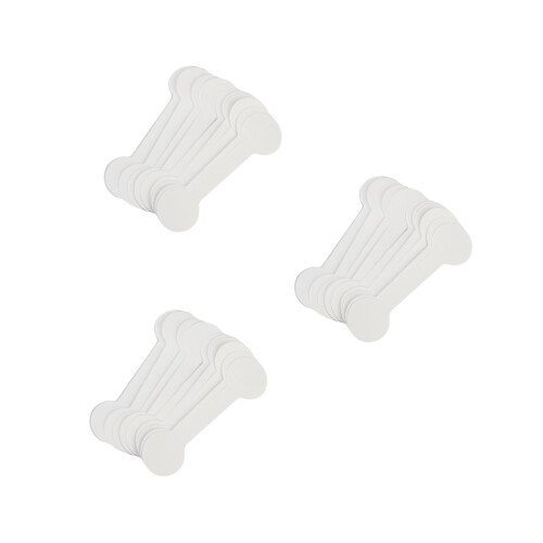 3 Pieces White Square Tags Cute Sticky Labels Spice Stickers 2