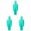 3Pcs Convenient Poncho Professional Outdoor Raincoat 3