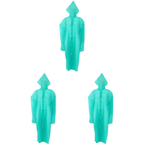 3Pcs Convenient Poncho Professional Outdoor Raincoat 2