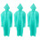 3Pcs Convenient Poncho Professional Outdoor Raincoat 4